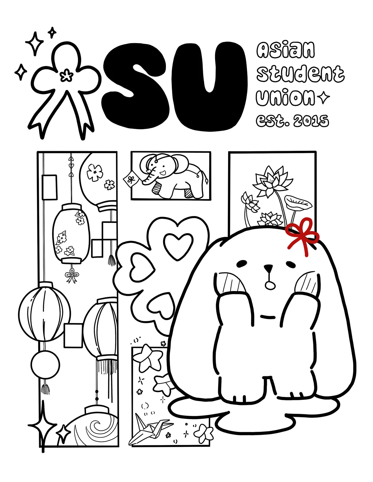 First shirt design sketch with the ASU logo and Tuli