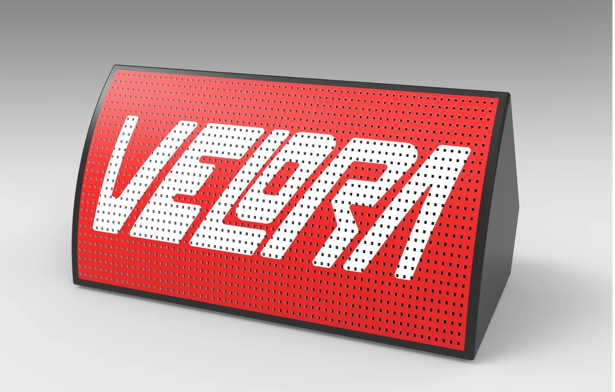 Render of the Velora bluetooth speaker